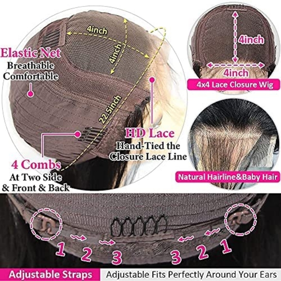 Lace Front Human Hair Water Wave - Picture 4 of 4